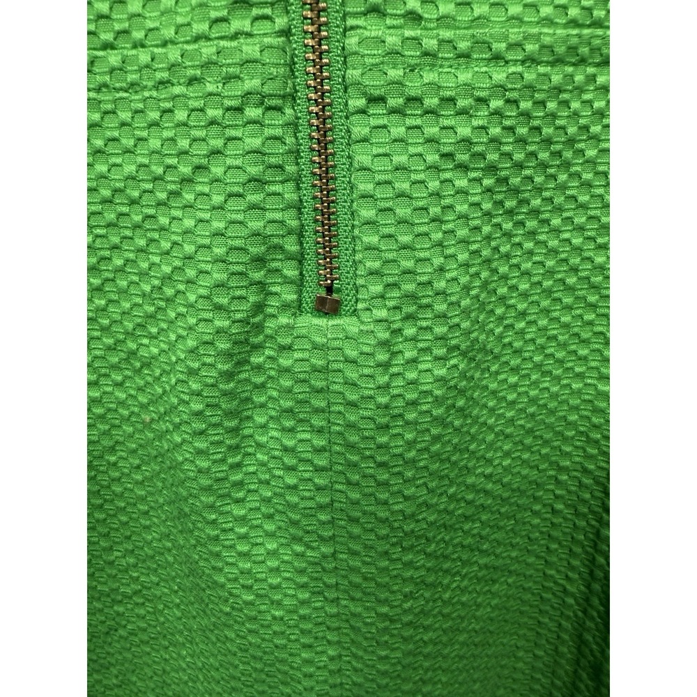Spring wedding‎ guest dress Laundry by Shelli Segal Lime green Cotton Size 12 - Picture 7 of 16
